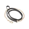 Longe-de-présentation-cuir-chainette