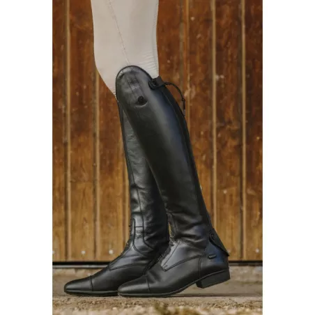Bottes cuir à lacets Equithème