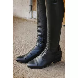 Bottes cuir à lacets Equithème