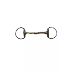 Mors à olive double-brisure soft contact 14 mm