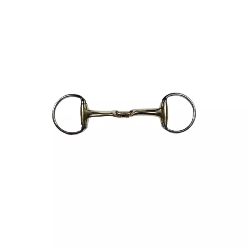Mors à olive double-brisure soft contact 14 mm