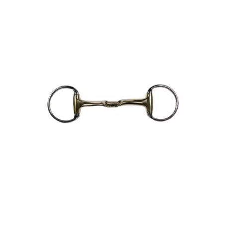 Mors à olive double-brisure soft contact 14 mm