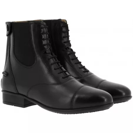 Boots Cuir à Lacets/Zip  Chic